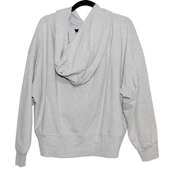 Zella Swoop Full Zip Hoodie Light Grey Size 1X - Picture 6 of 6
